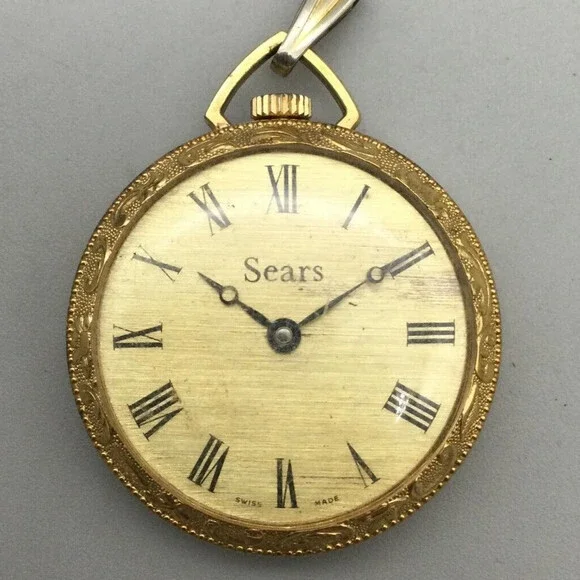 Sears | Accessories | Vintage Sears Pendant Necklace Watch  display picture 1
